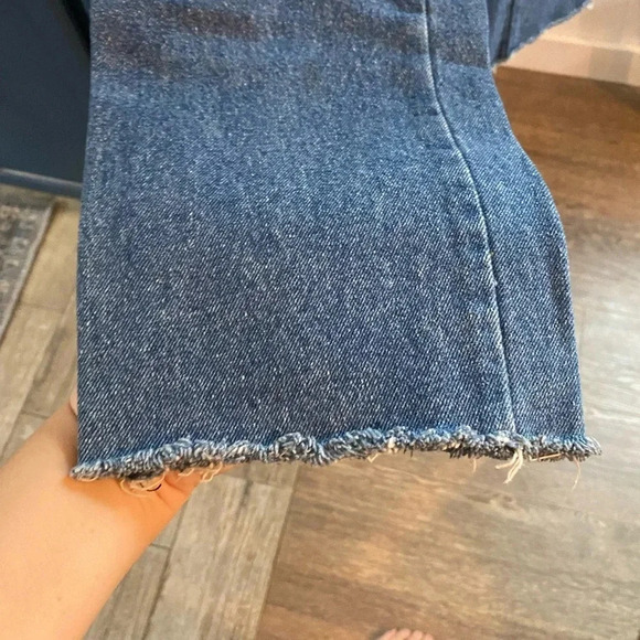 Vintage Jordache high waisted western raw hem Jean Size 27 - Picture 5 of 8